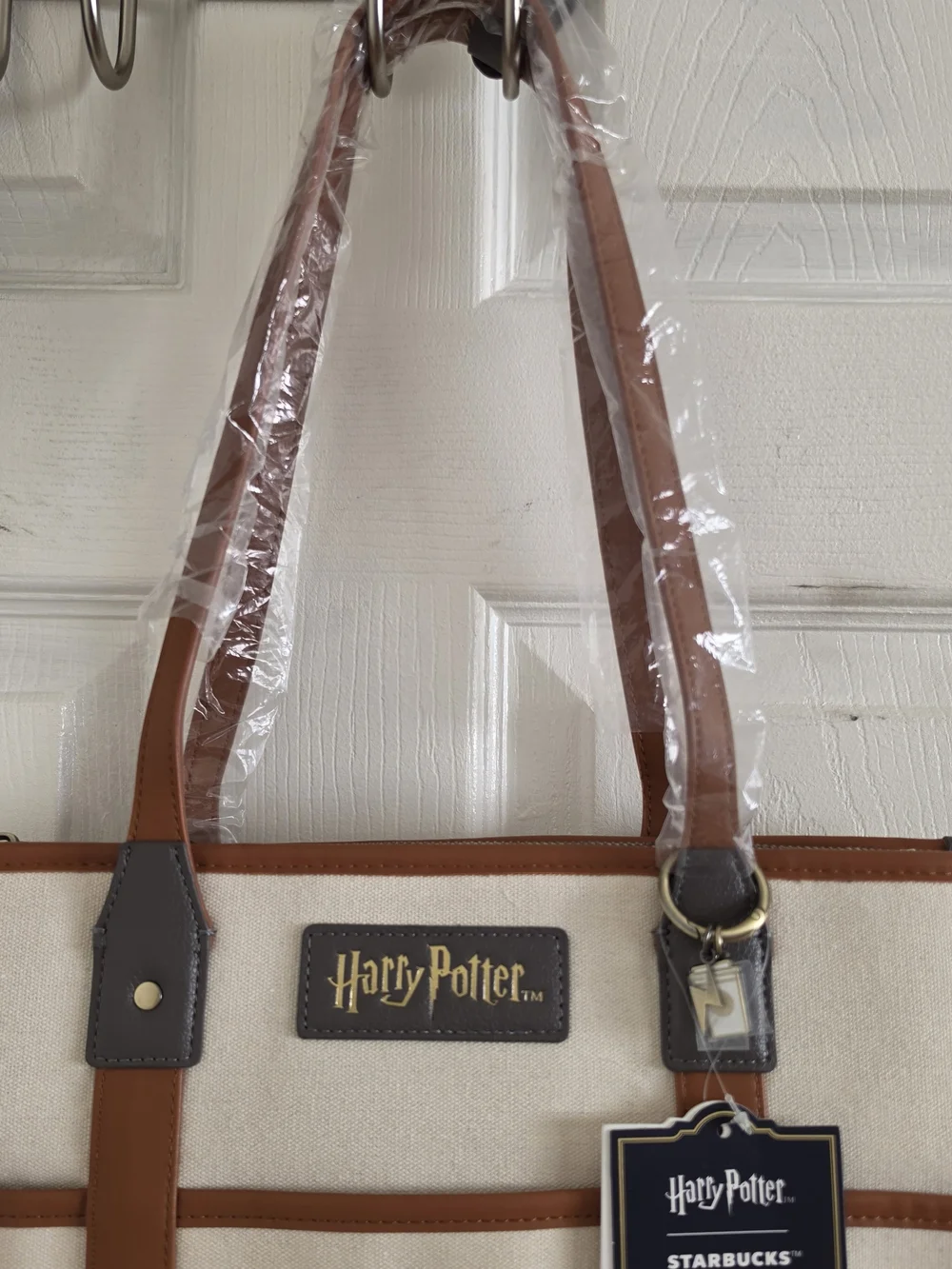 Starbucks x Harry Potter Asia Limited 2026 Canvas Tote Carrier Medium Bag